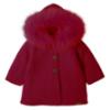 Picture of Mac Ilusion Baby Abrazar Collection Girls Knitted Coat With Hood - Scarlet Red