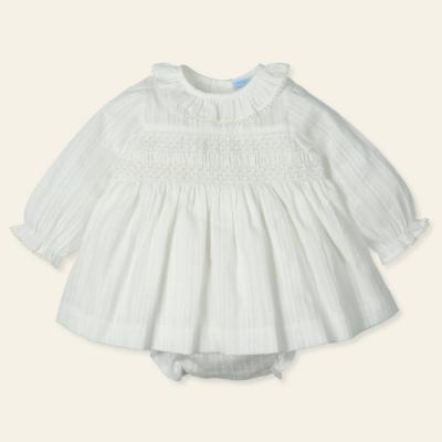 Picture of Mac Ilusion Baby Iluminar Collection Girls Openwork Dress & Jampants Set X 2 - Ivory