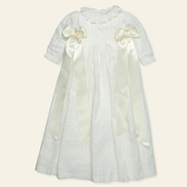 Picture of Mac Ilusion Baby Iluminar Collection Girls Ceremony Gown & Bonnet Set X 2 - Ivory