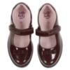 Picture of Lelli Kelly Jolie Front Bow School Shoe - Brown Patent 