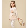 Picture of Caramelo Kids Girls Handbag Longer Tunic & Legging Set X 2 - Mink Beige