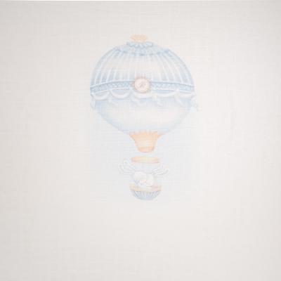 Picture of First Baby Hot Air Balloon Padded Blanket 80cm x 90cm - Blue