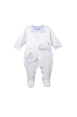 Picture of First Baby Boys  Front Fastening Planes Babygrow - Blue