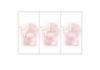 Picture of First Baby Vintage Pram Print Muslin X 1 - Pink