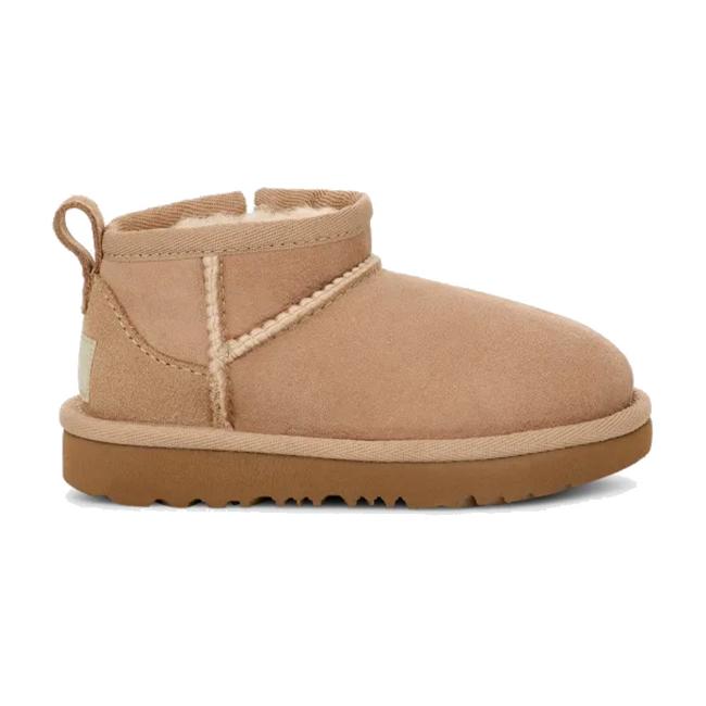 Picture of UGG Toddler Classic Ultra Mini Boot Inside Zip - Sand