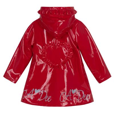 Picture of A Dee With Love Collection Blair Heart Raincoat - Red