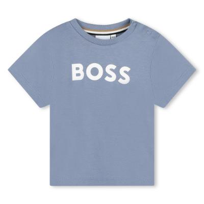 Picture of BOSS Toddler Boys Classic Logo T-shirt - Blue