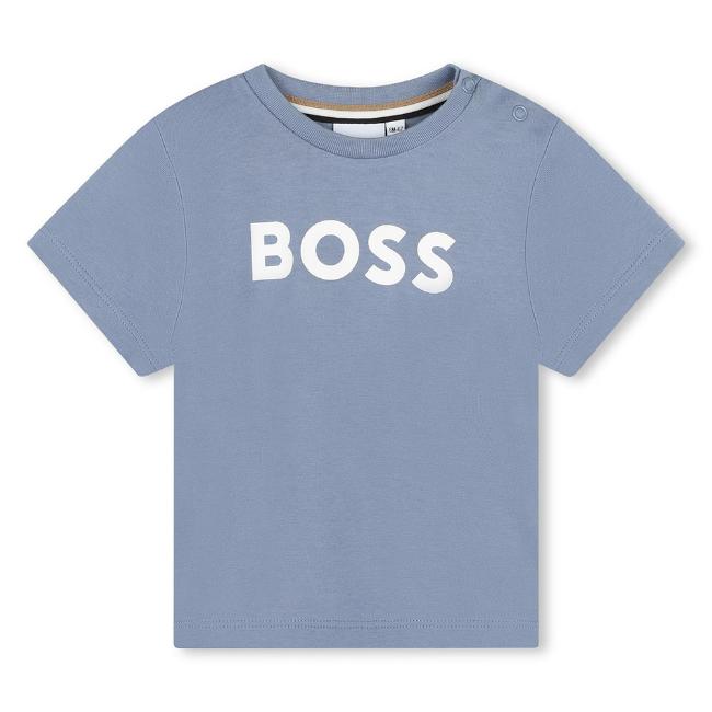 Picture of BOSS Toddler Boys Classic Logo T-shirt - Blue