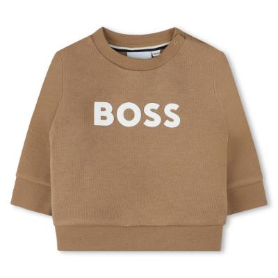 Picture of BOSS Toddler Boys Classic Logo Sweatshirt - Beige