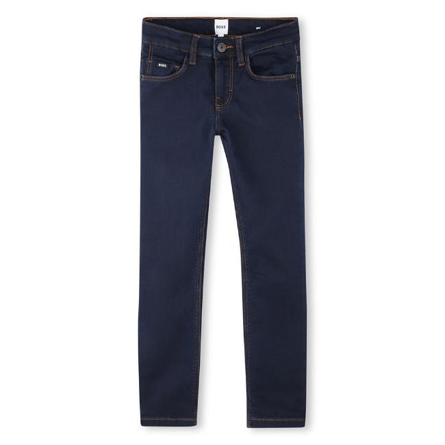 Picture of BOSS Boys Denim Jeans - Dark Blue