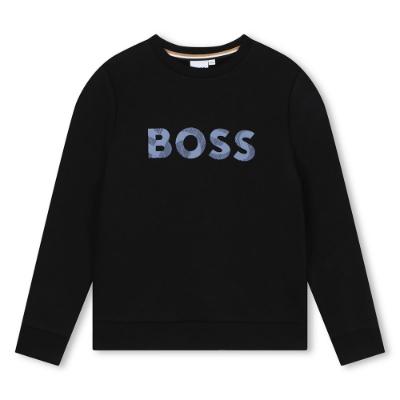 Picture of BOSS Boys Classic Logo Sweatshirt - Black