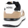 Picture of BOSS Boys Lace Up Logo Trainers - Black Beige