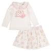 Picture of Caramelo Kids Girls Handbag Top & Skirt Set X 2 - Ivory Pink