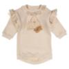 Picture of Caramelo Kids Girls Handbag Ruffle Sweatshirt Dress - Mink Beige