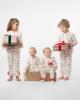 Picture of Caramelo Kids Baby Girls To Santa Brushed Cotton Christmas Pyjamas Set With Hat - Ivory 