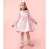 Picture of Caramelo Kids Girls Satin Dress With Tulle Ruffles & Headband - Pink