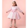 Picture of Caramelo Kids Girls Satin Dress With Tulle Ruffles & Headband - Pink