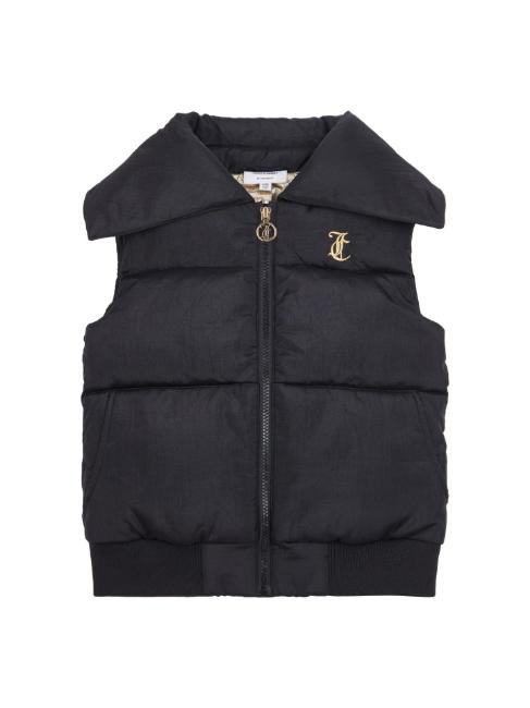 Picture of Juicy Couture Girls Diamante Embroidered Logo Gilet - Black