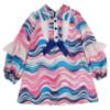 Picture of Rochy Girls Mar Winter Collection A Line Ruffle Dress - Blue Fuschia Multi