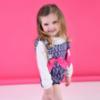 Picture of Rochy Girls Nudos Winter Collection Blouse & Romper Set X 2 - Navy Fuschia