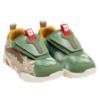 Picture of Bull Boys Dinosaur Triceratopo Lights Trainer - Khaki Green