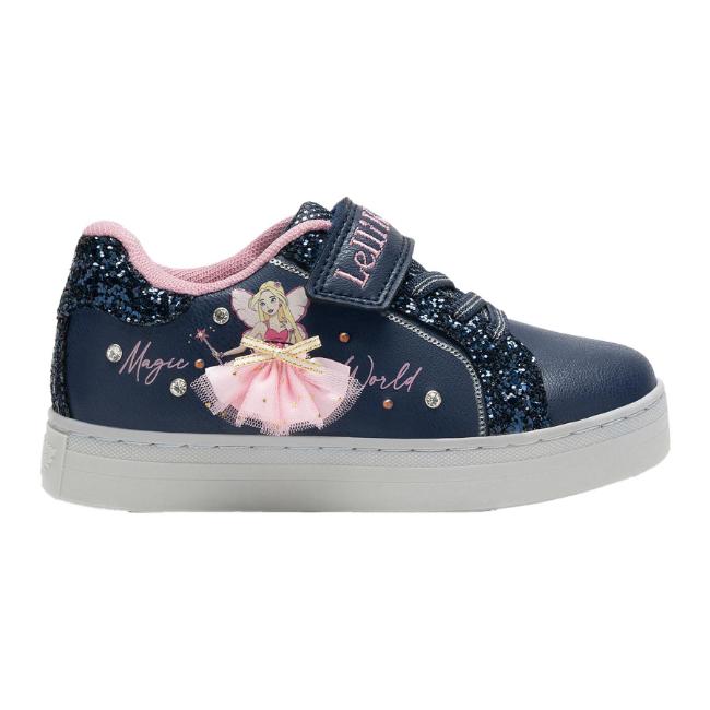 Picture of Lelli Kelly Girls Easy On Mille Stelle Changeable TuTu Pump - Navy Blue Pink