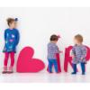 Picture of Agatha Ruiz De La Prada Glitter Heart Dress & Tights Set - Blue