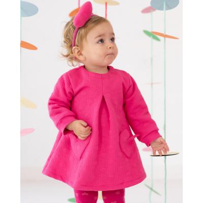 Picture of Agatha Ruiz De La Prada Flowers & Hearts Dress Set - Fuchsia Pink