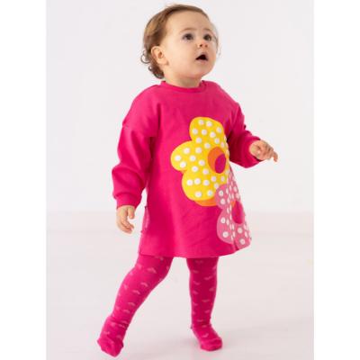 Picture of PRE-ORDER Agatha Ruiz De La Prada Polka Flowers Dress Set - Fuchsia Pink