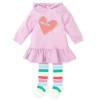 Picture of Agatha Ruiz De La Prada Pastels Hooded Dress Set - Lilac