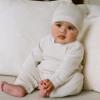 Picture of Emile Et Rose Boys Harley Knitted All In One & Hat Set - Stone