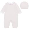 Picture of Emile Et Rose Girls Hallie Knitted All In One & Hat Set - Pink