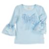 Picture of Caramelo Kids Girls Beautiful Bows Top & Scallop Shorts Set X 2 - Sky Blue