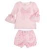 Picture of Caramelo Kids Girls Beautiful Bows Top & Scallop Shorts Set X 2 - Pink 