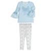 Picture of Caramelo Kids Girls Beautiful Bows Tunic & Legging Set X 2 - Sky Blue