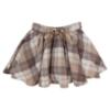 Picture of Caramelo Kids Girls Smart Woven Check Skirt & Blouse Set - White Beige