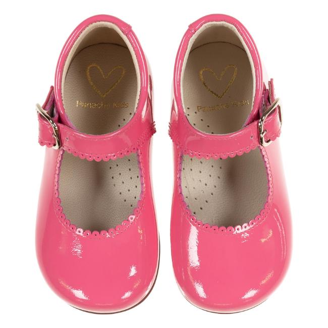 Picture of Panache Baby Girls High Back Shoe - Fuchsia Patent