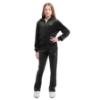 Picture of Juicy Couture Girls Diamante Zip Through Velour Hoodie - Jet Black