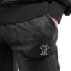 Picture of Juicy Couture Girls Diamante Bootcut Velour Jogger - Jet Black