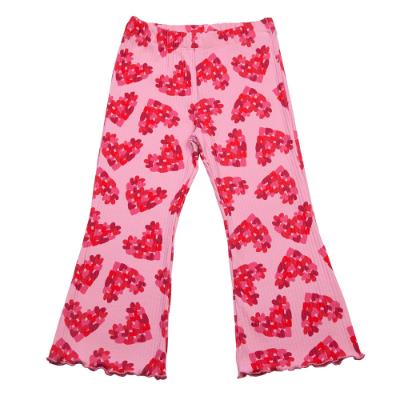 Picture of Agatha Ruiz De La Prada Feelings Heart Flared Leggings - Pink