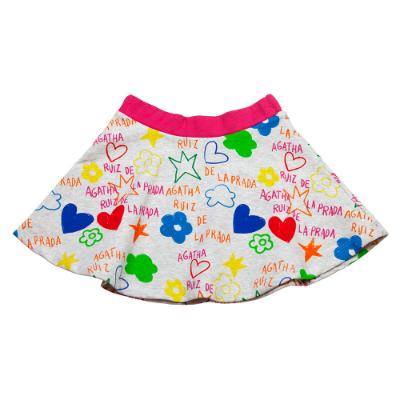 Picture of Agatha Ruiz De La Prada Crayon Jersey Skirt - Grey