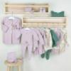 Picture of Mac Ilusion Baby Mimar Collection Girls  Knitted Sweater Bonnet & Floral Jampants Set X 3 -  Lilac Beige