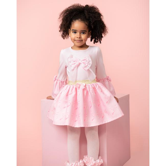 Picture of Caramelo Kids Girls Beautiful Bows Top & Skirt Set X 2 - Pink