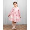 Picture of Caramelo Kids Girls Carousel Dream Peter Pan Collar Dress - Pink