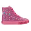 Picture of Lelli Kelly Girls Dafne Flat Glitter Ankle Boot With Curly Fleece Lining - Dark Pink Fuchsia