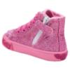 Picture of Lelli Kelly Toddler Dafne Flat Glitter Ankle Boot With Curly Fleece Lining - Dark Pink Fuchsia