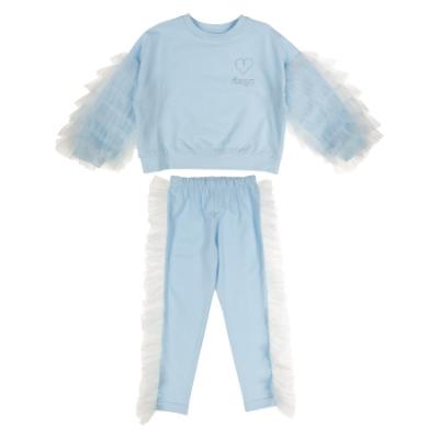 Picture of Daga Girls Ceremony & Elegance Sweater &  Legging Set - Blue