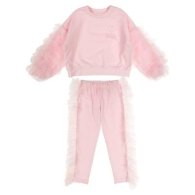 Picture of Daga Girls Ceremony & Elegance Sweater &  Legging Set - Pink