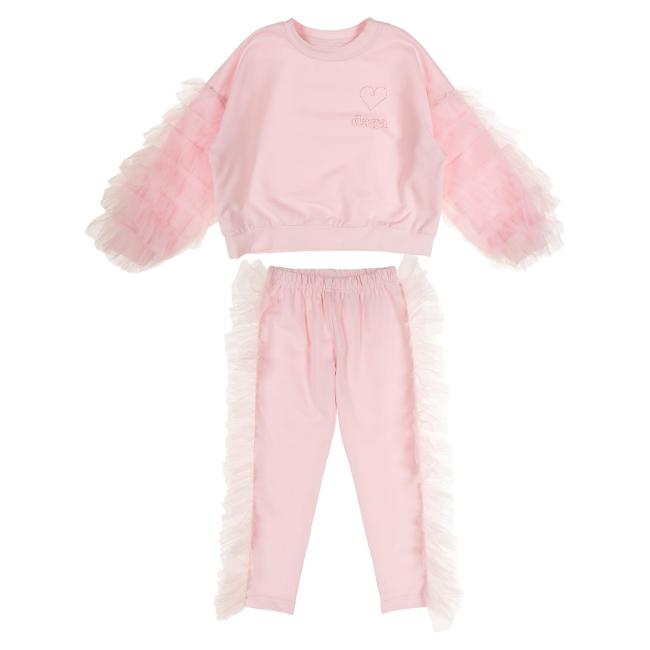 Picture of Daga Girls Ceremony & Elegance Sweater &  Legging Set - Pink