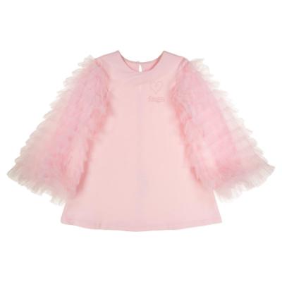 Picture of Daga Girls Ceremony & Elegance Tulle Sleeve Dress - Pink